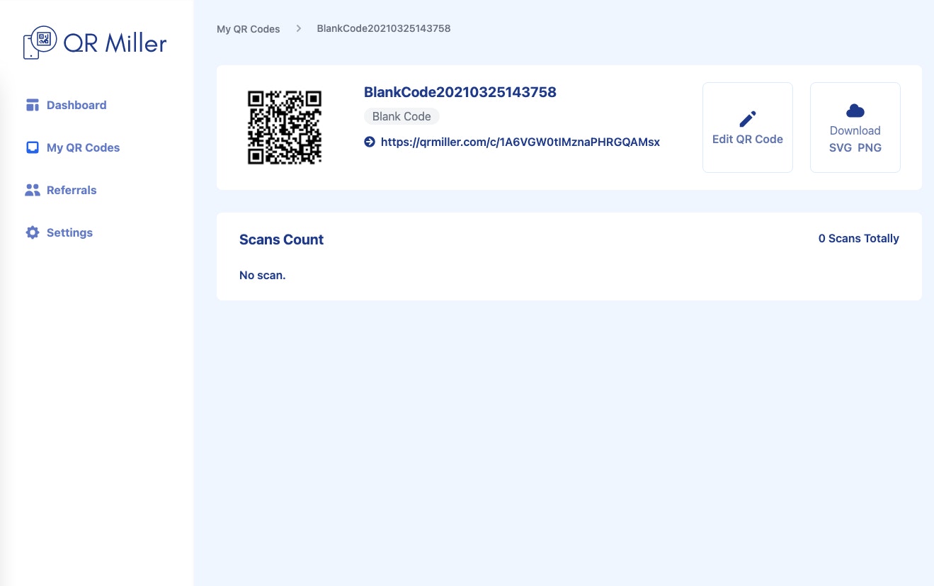 QRMiller - dynamic QR Codes management gallery image