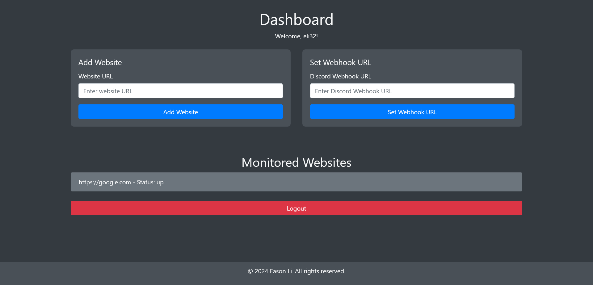 UptimeTracker gallery image
