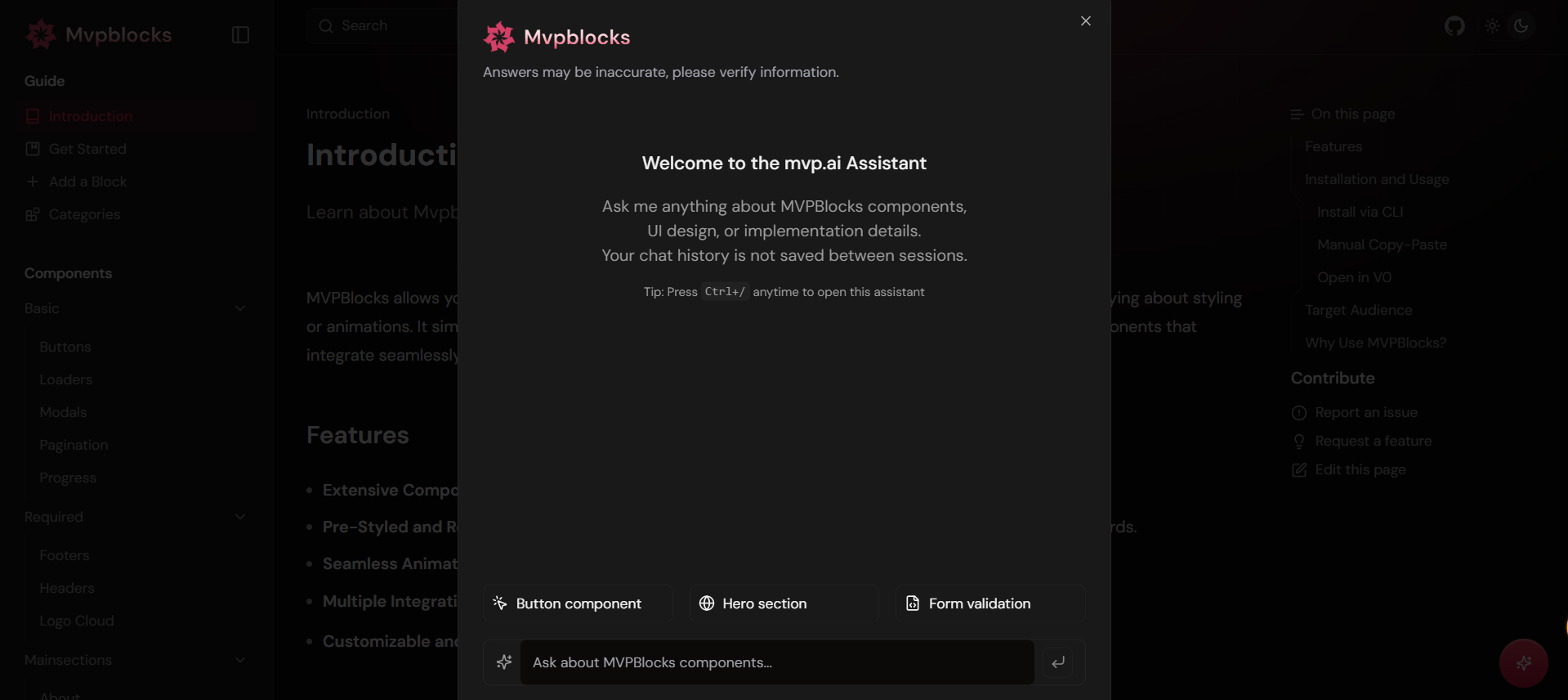 Mídia 4 de MVPBlocks - Os bloqueios da interface do usuário pré -construídos para enviar belos MVPs rapidamente.