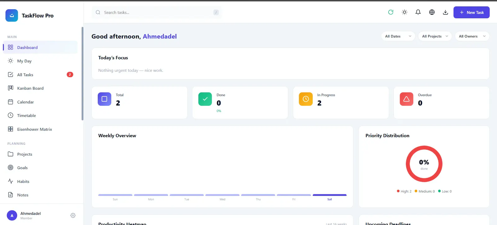 TaskFlow Pro screenshot 1