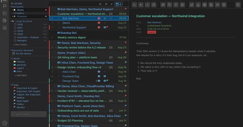 MailCode screenshot 1