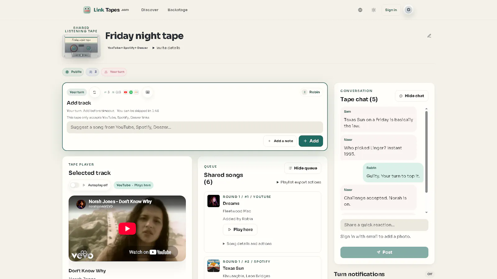 Link Tapes screenshot 2