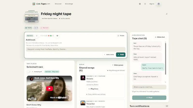 Link Tapes screenshot 2