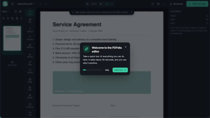 PDFella | Online PDF Editor screenshot 2