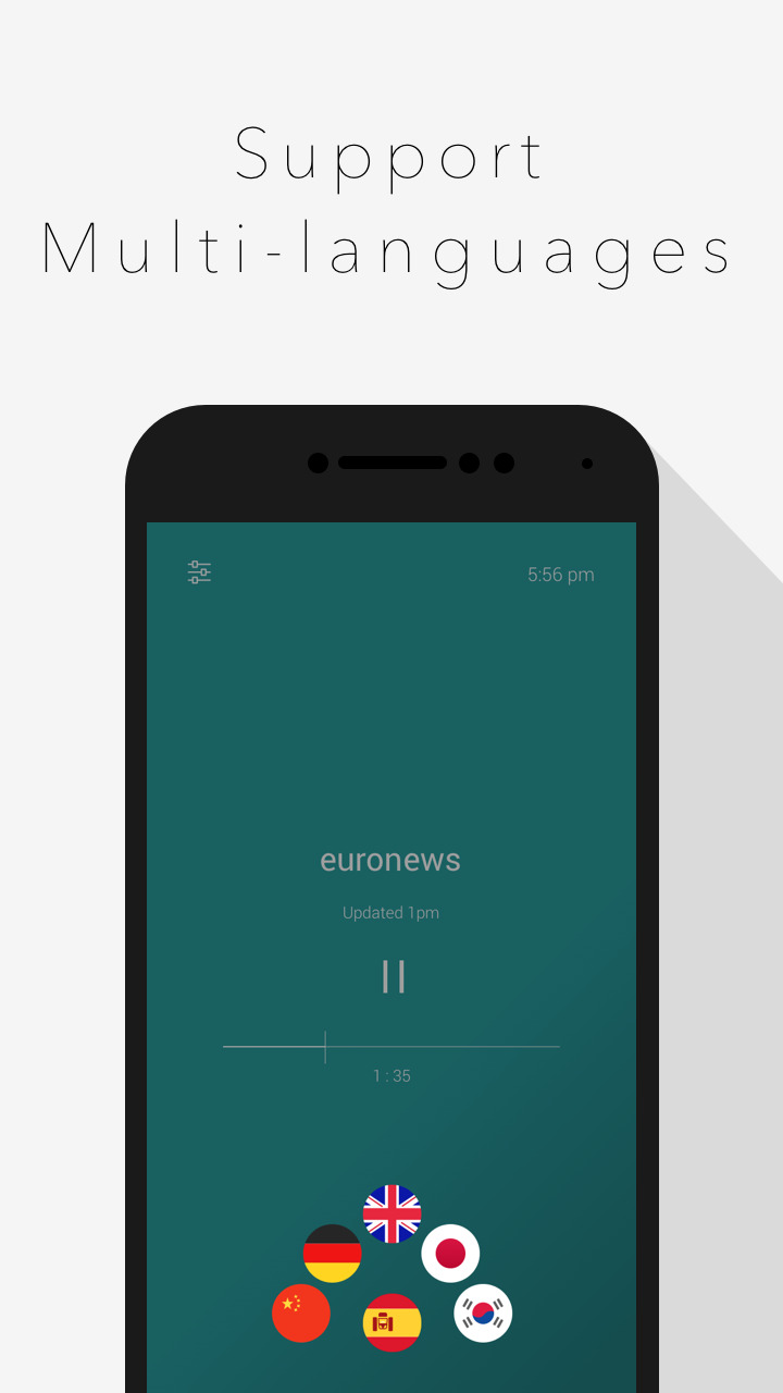 5min - Voice reading news gallery image