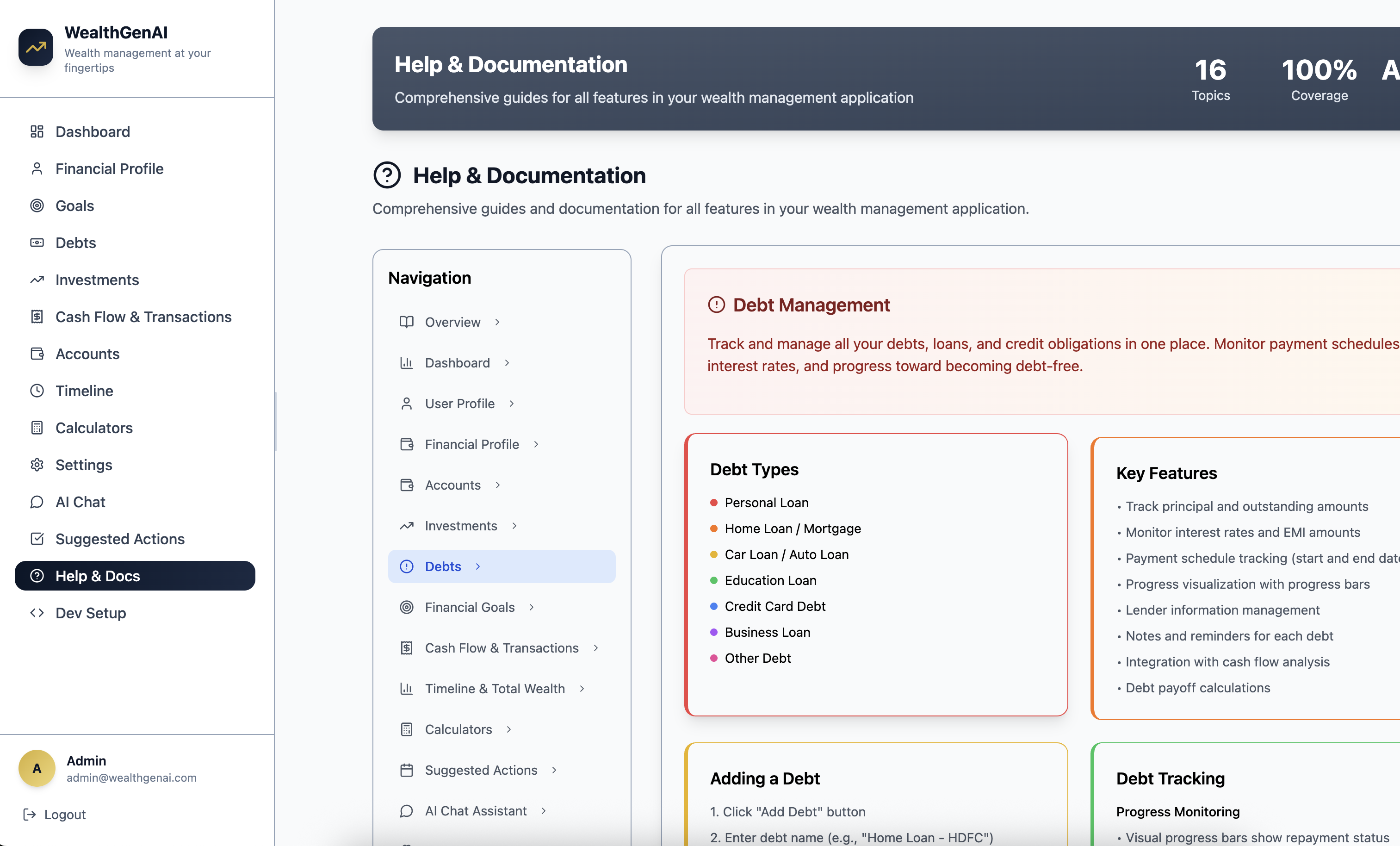 WealthGenAI gallery image