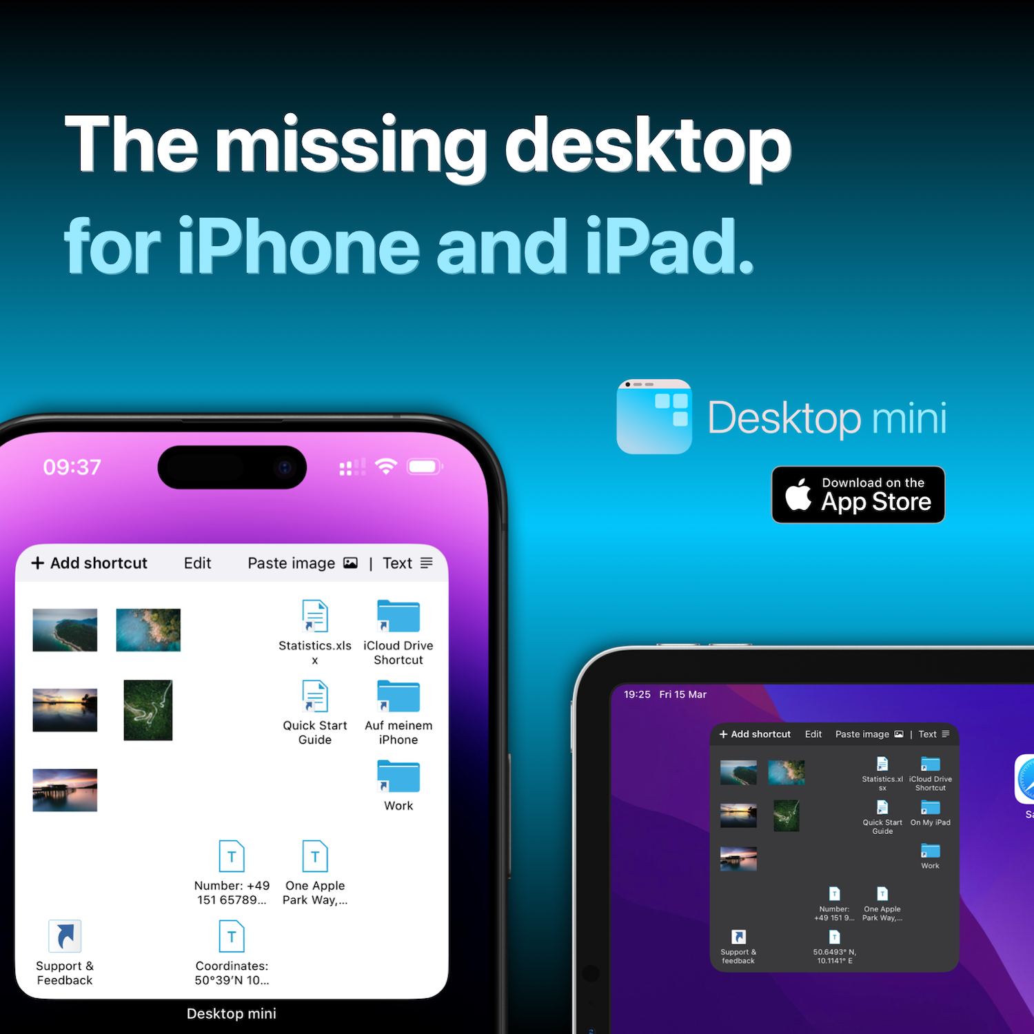 Desktop mini @ iOS Homescreen media 1