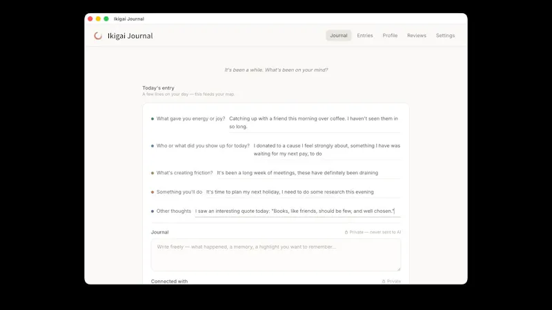 Ikigai Journal screenshot 1 (video preview)