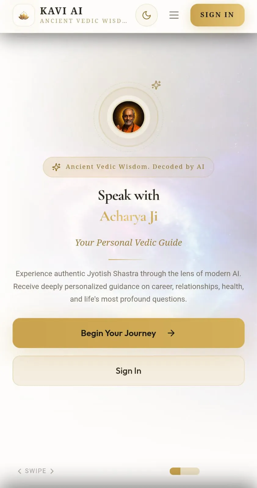 KAVI AI — Astrology That Explains Why