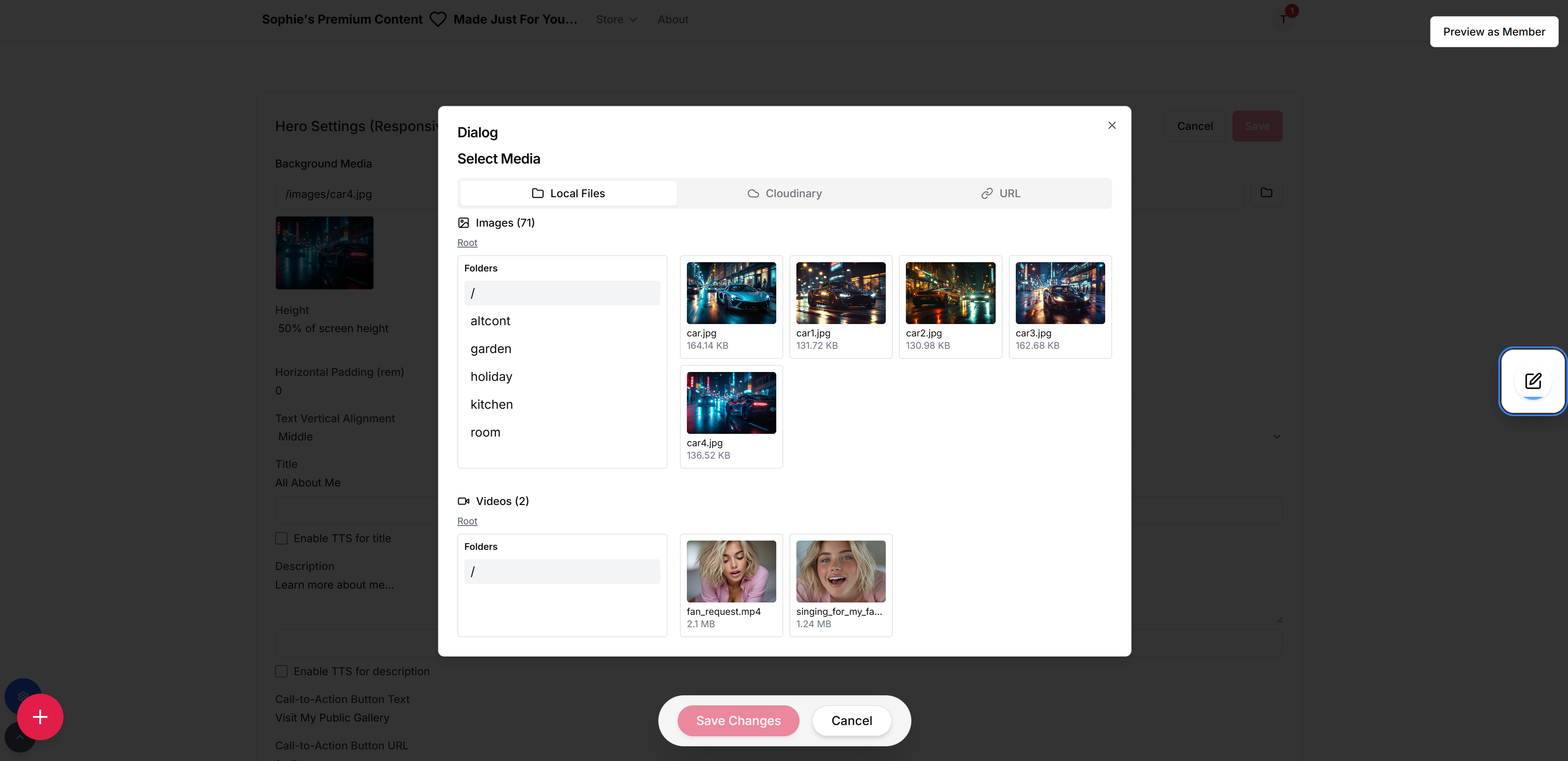 Akı - Canlı düzenleme ve sıfır devir sürtünme ile modüler web uygulaması medya 7