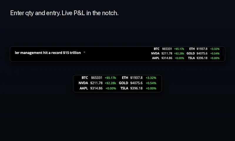 TickerNotch screenshot 5