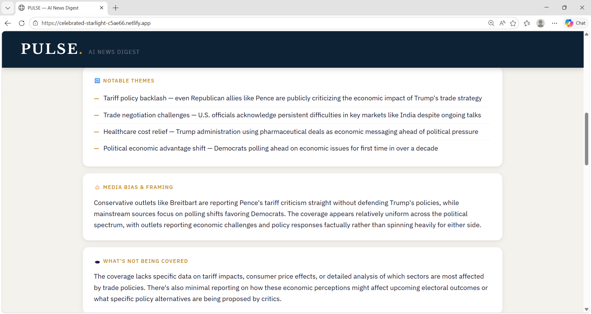 PULSE NEWS Intelligent Media Analysis gallery image