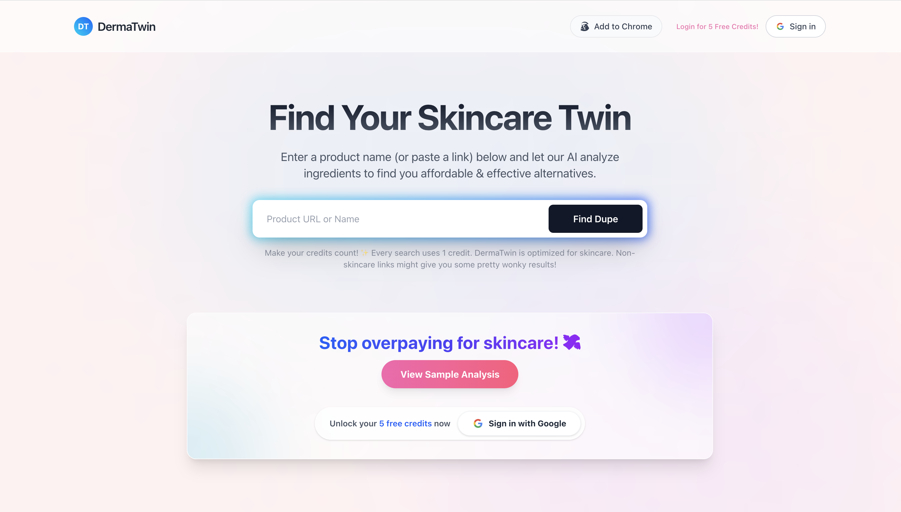 DermaTwin - Screenshot 3 showing product features and functionality