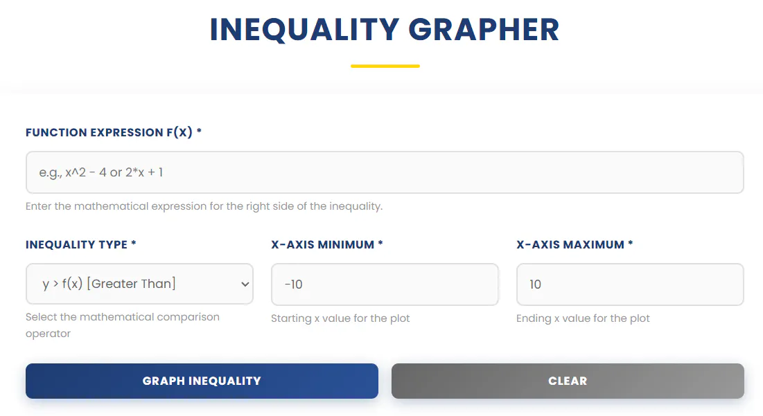 Inequality Grapher | Ease Tools のプロダクトバナー