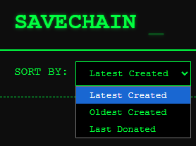 SaveChain - Screenshot 4 showing product features and functionality