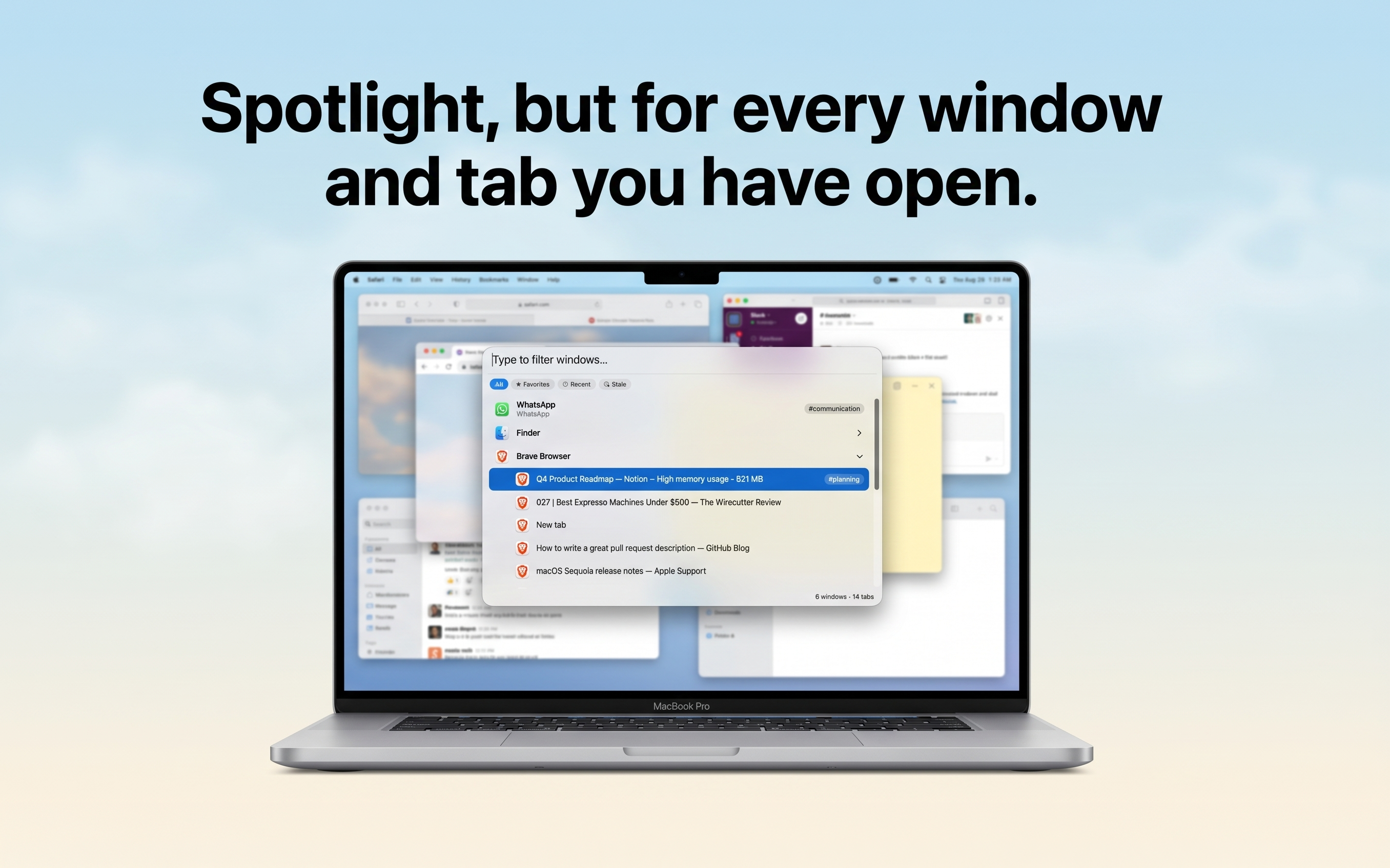 WindowHopper — find any window quickly gallery image
