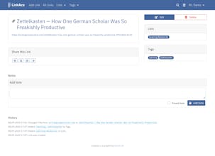 LinkAce gallery image