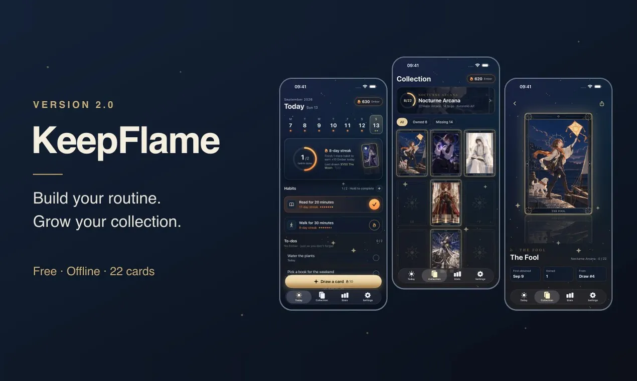 KeepFlame – Offline Habit Tracker gallery image