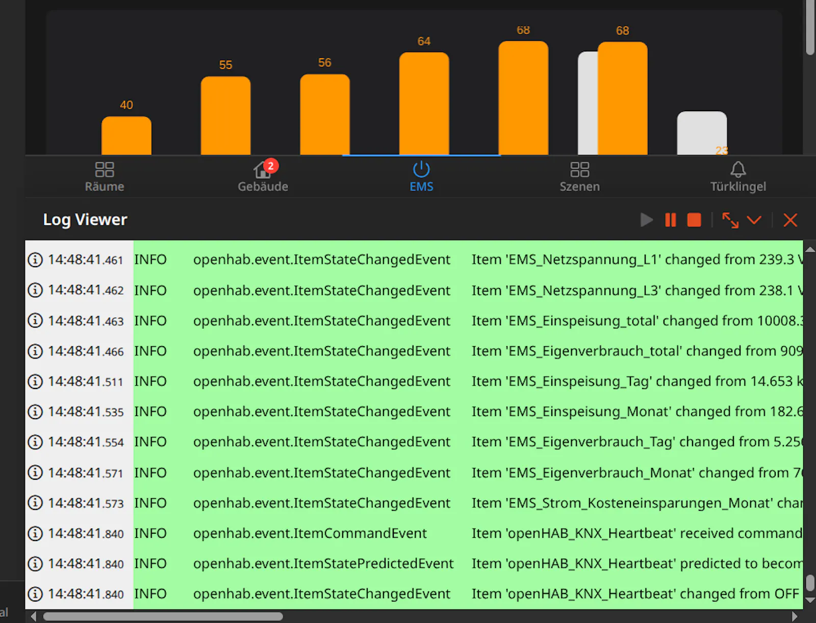 openHAB 5.2 screenshot 5