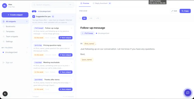 TapeType screenshot 1