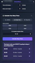 DreamEase – Sleep & Wake Time Calculator gallery image