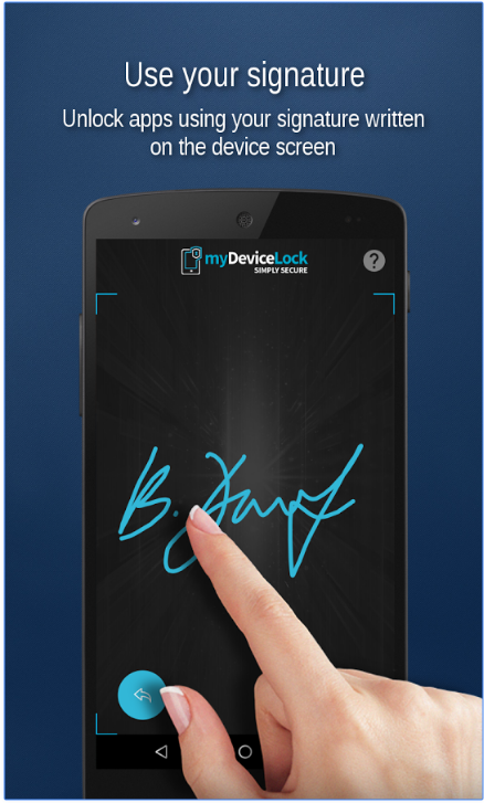 myDeviceLock Biometric AppLock gallery image