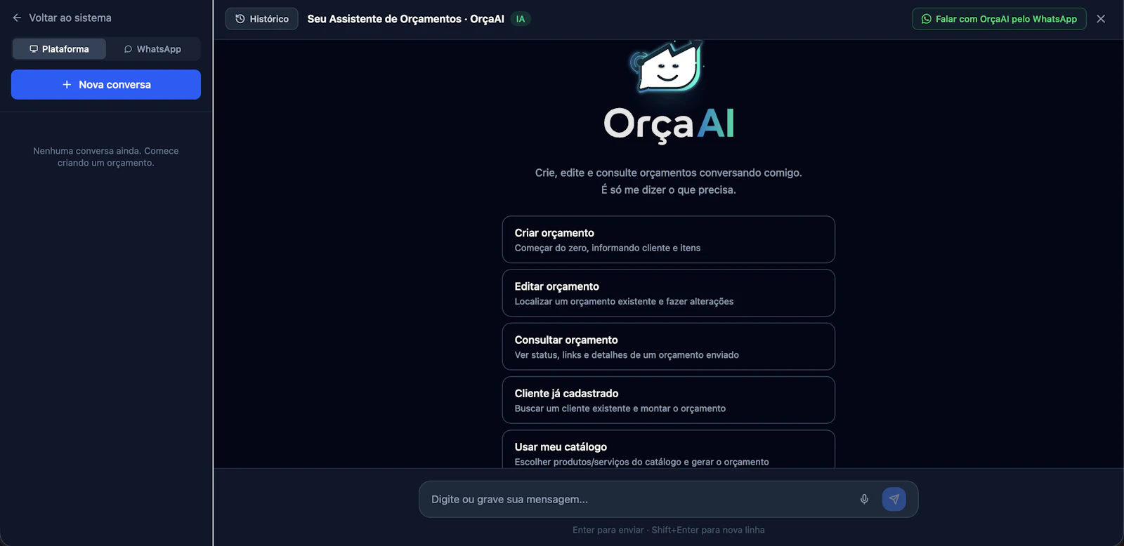 OrçaFlow screenshot 1