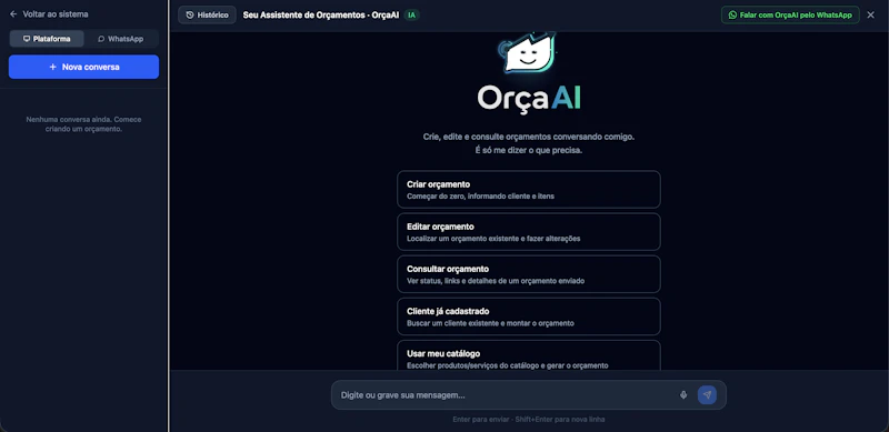 OrçaFlow screenshot 1