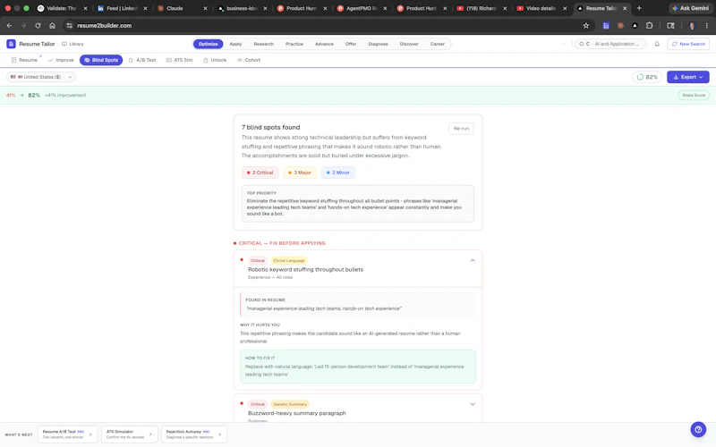 Resume Tailor screenshot 6