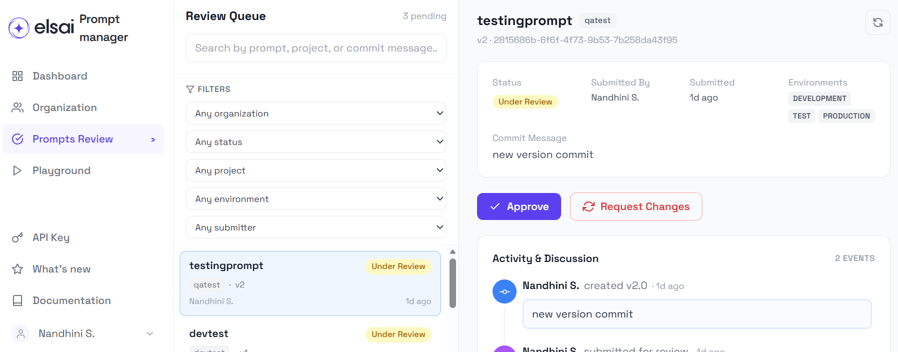 elsai Prompt Manager gallery image