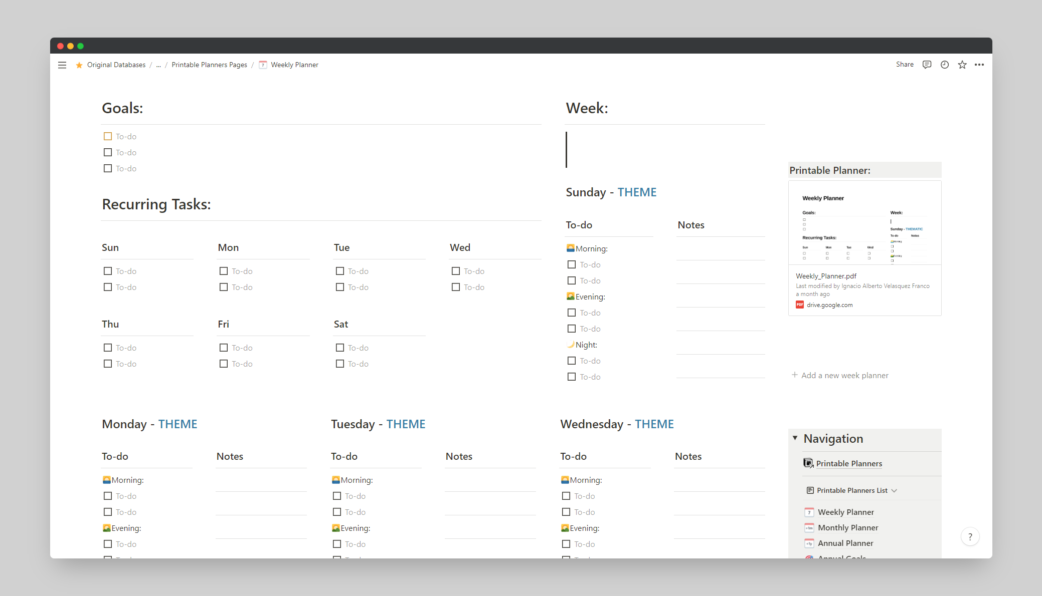 Notion Printable Planners + eBook gallery image