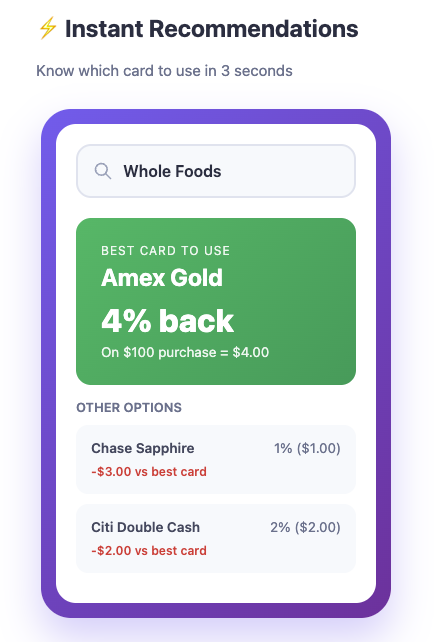 CardMaster - Max Rewards screenshot 8