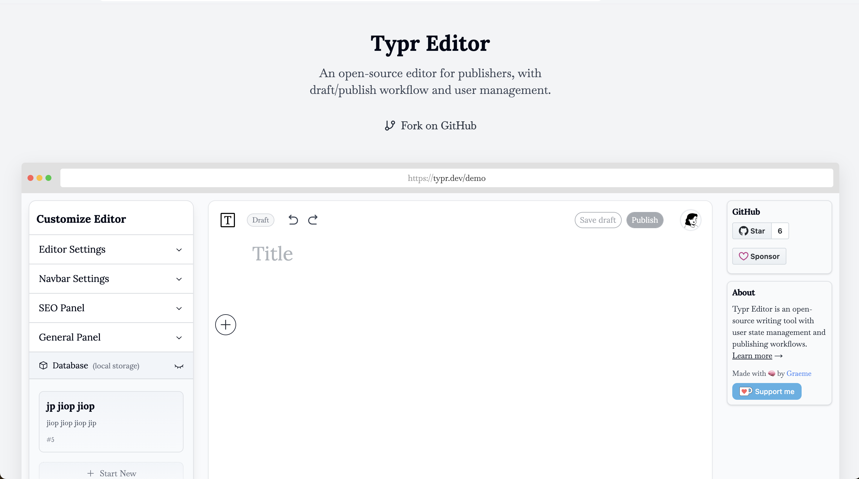 Tipo editor media 3