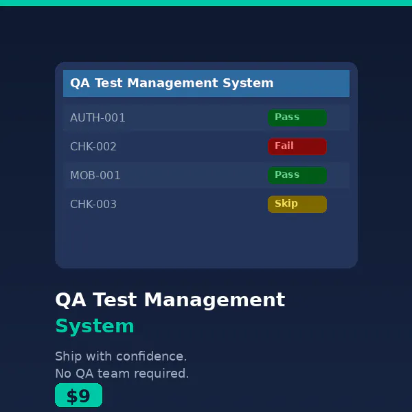 QA Test Management System