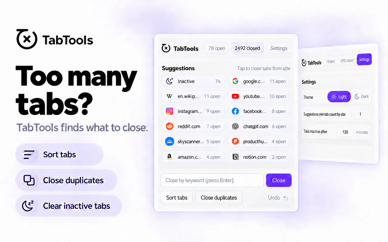 TabTools screenshot