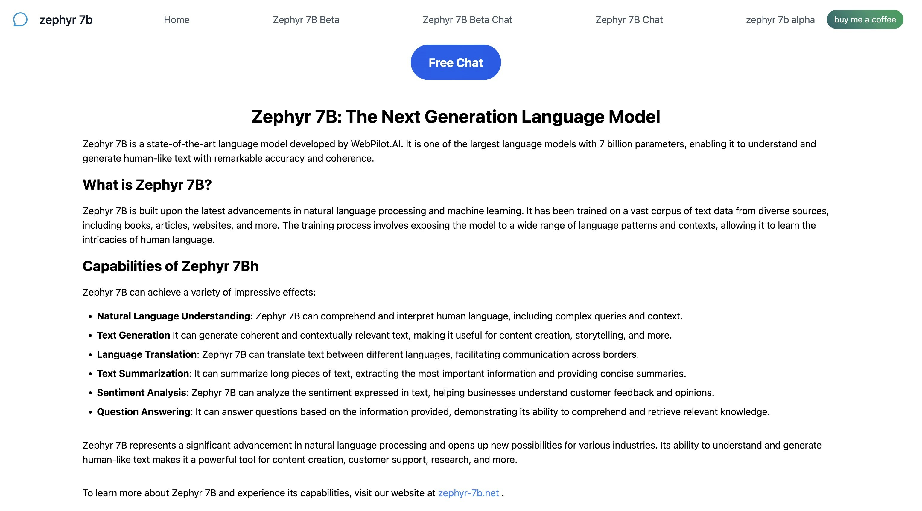 Média Chat de modèle alpha Zephyr 7b - Zephyr 7b Alpha Chat 2