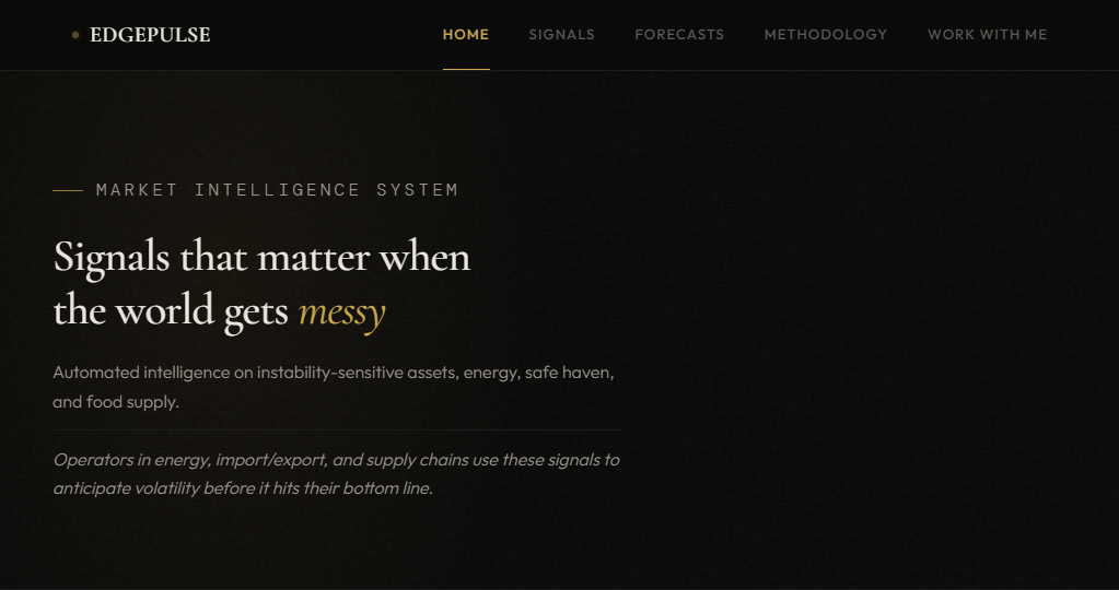EdgePulse, Commodity Market Intelligence gallery image
