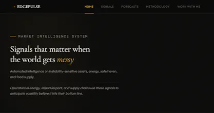 EdgePulse, Commodity Market Intelligence gallery image