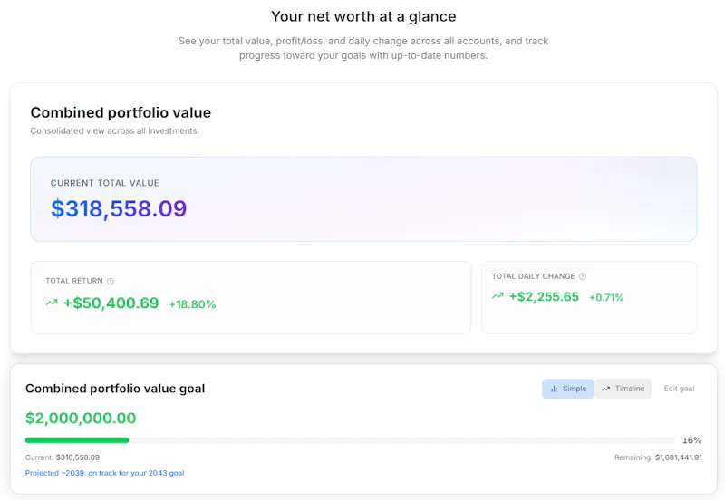 PortfolioGlance screenshot 4