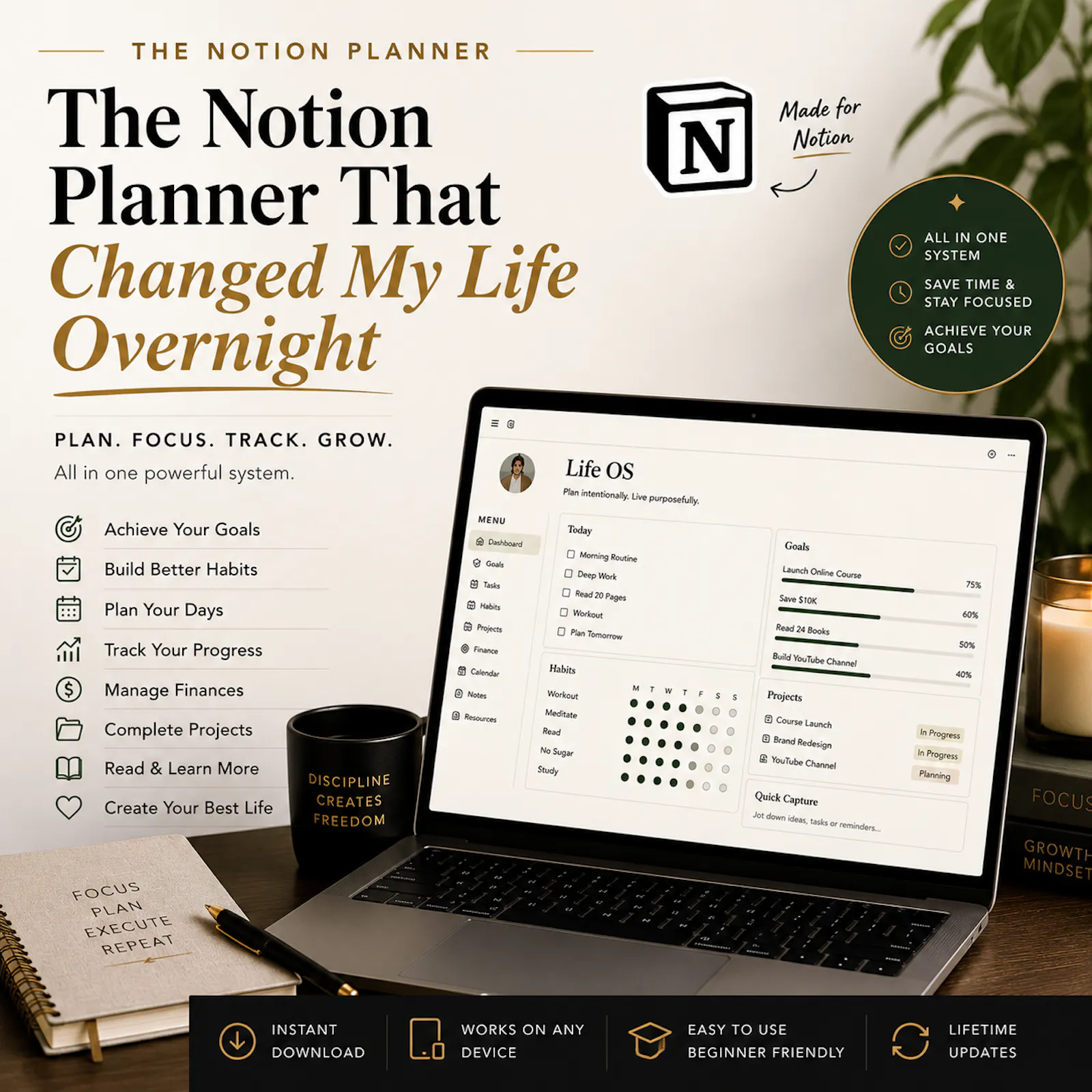 Notion Planner Changed My Life Overnight screenshot 1