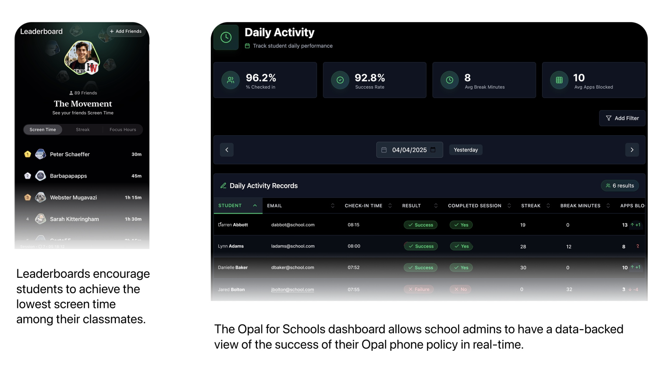 Média Opale pour les écoles - Une politique téléphonique simple et adaptée aux étudiants propulsée par notre application. 3