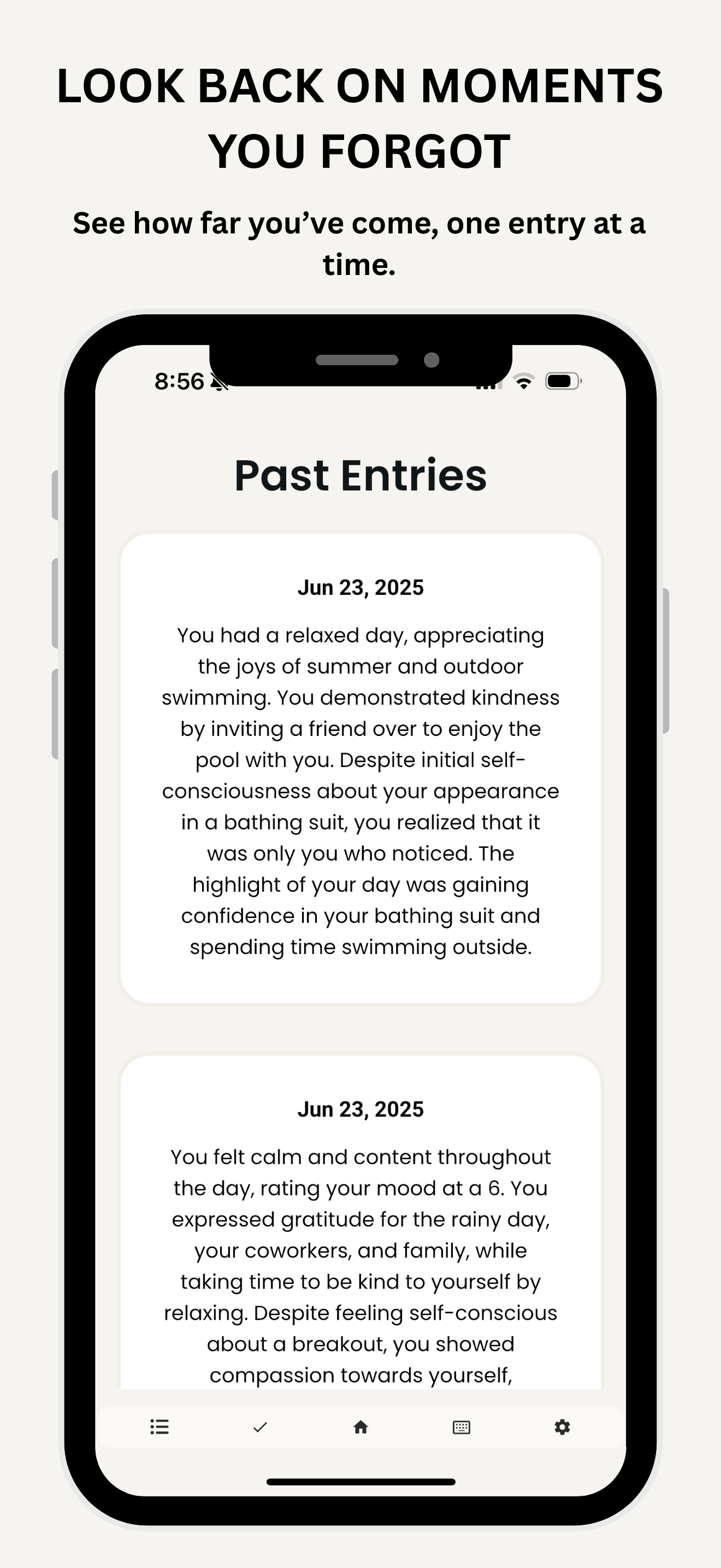 Moments Daily - Screenshot 3 showing product features and functionality