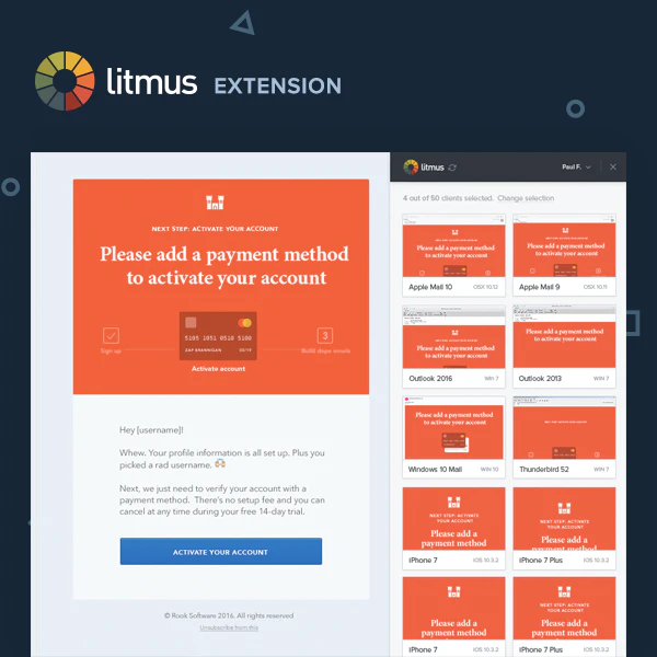 Litmus Extension