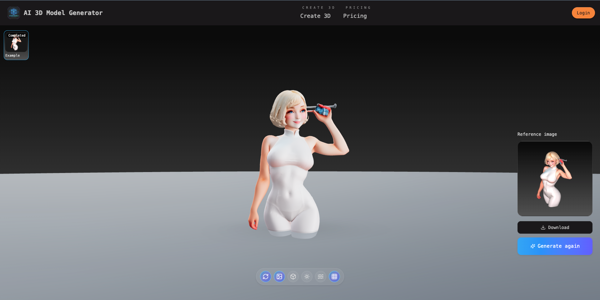 AI 3D Model Generator gallery image