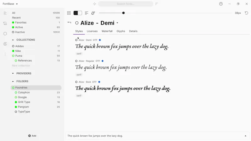 Font licensing made easy by FontBase screenshot 1 (video preview)