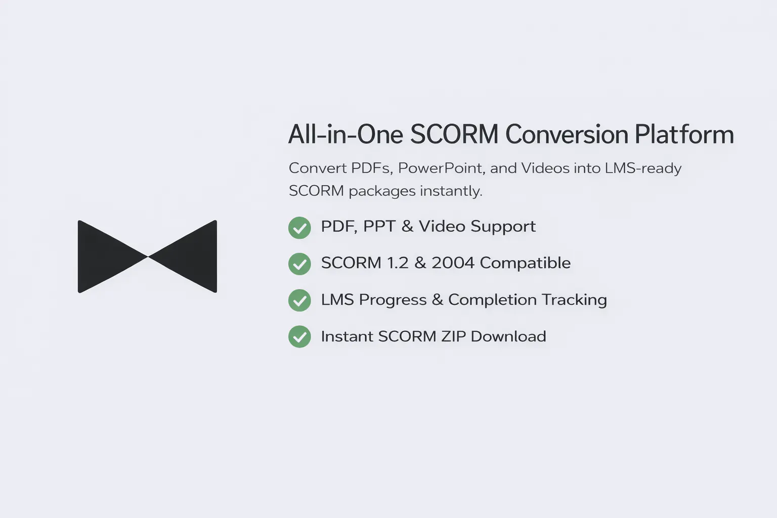 All-in-one Online SCORM Converter 제품 배너