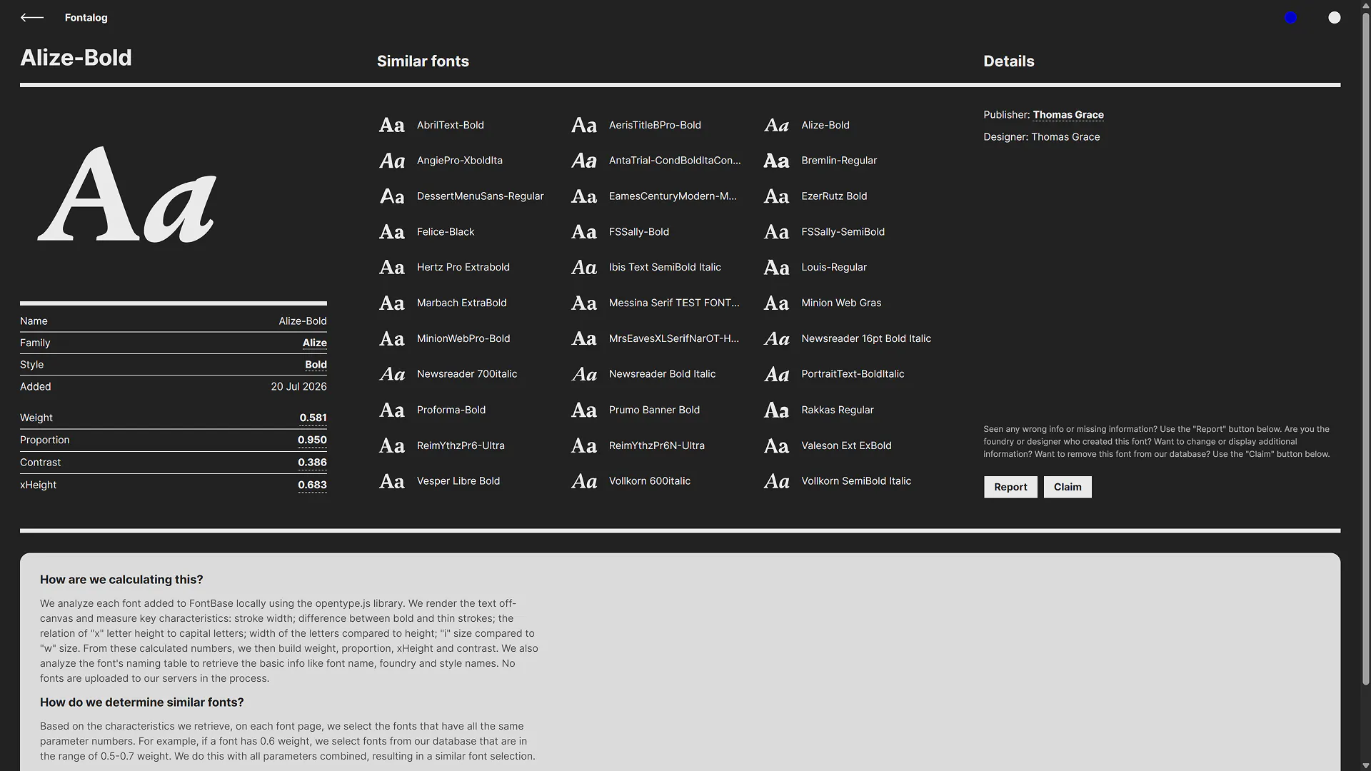 Fontalog screenshot 3