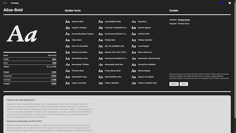 Fontalog screenshot 3