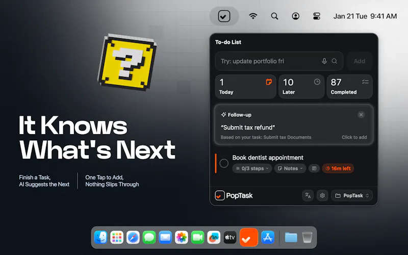 PopTask for Apple screenshot 4