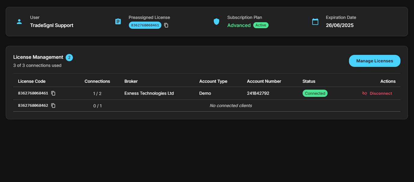 TradeSgnl — Automate TradingView to MT5 - Screenshot 2 preview